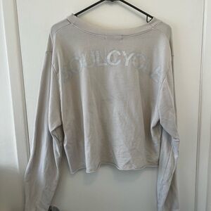 SoulCycle Women's Grey Long Sleeve Top